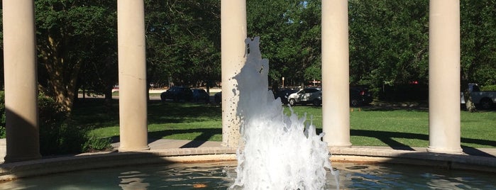 Hermann Fountain is one of Houston.