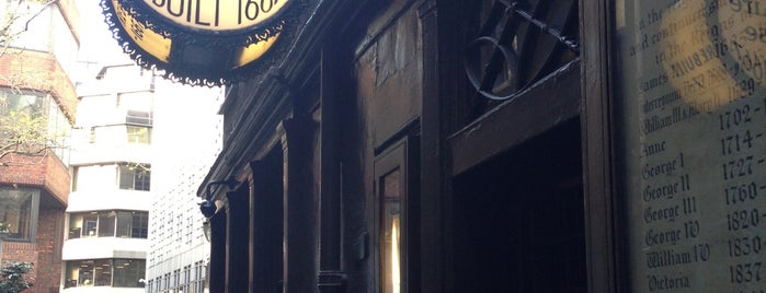 Ye Olde Cheshire Cheese is one of London's 50 Best Pubs 2020.