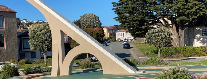 Ingleside Terraces Sundial is one of SF 49 Mile Makeover.