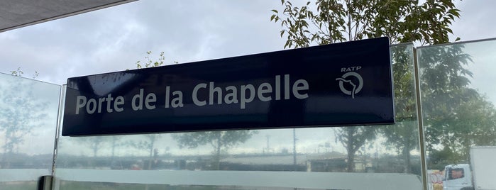 Station Porte de la Chapelle [T3b] is one of Tramway T3b.