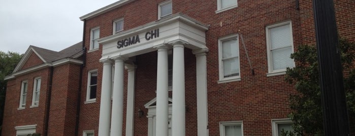 Sigma Chi Fraternity is one of Sig Houses.