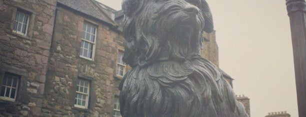 Greyfriars Bobby's Statue is one of Edinburgh - March 2013.