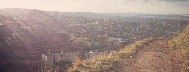 Arthur's Seat is one of Edinburgh - March 2013.