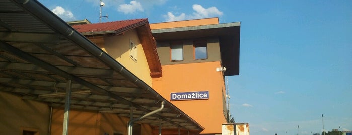 Železniční stanice Domažlice is one of Železniční stanice ČR: Č-G (2/14).