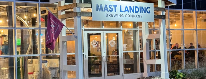 Mast Landing Brewery is one of portland, maine.