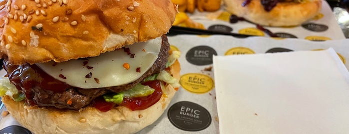 EPIC burger is one of Food.