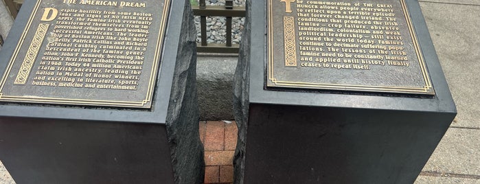 Irish Famine Memorial is one of Boston.