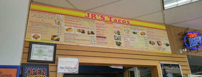 JR'S Tacos is one of Anthony's Saved Places.