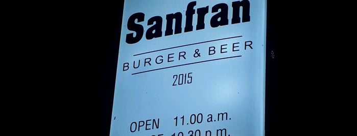 Sanfran Burger & Beer is one of Thailand.