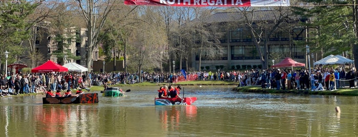 Roth Pond is one of Stony Brook University.