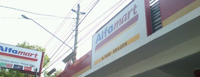 Alfamart is one of Sragen Hot Spot.