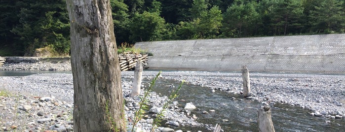 遠山川の埋没林ヒノキ is one of 国道152号.