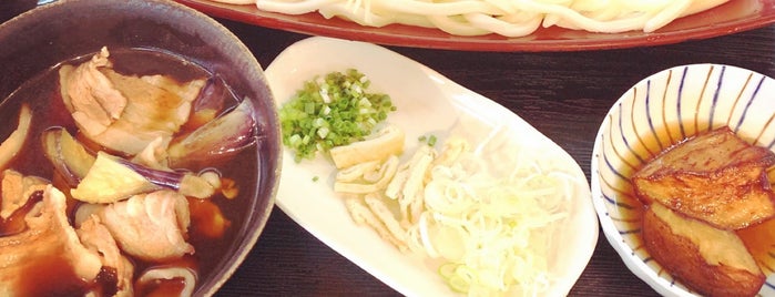 むさしのうどん 桜 is one of Tempat yang Disukai Hide.