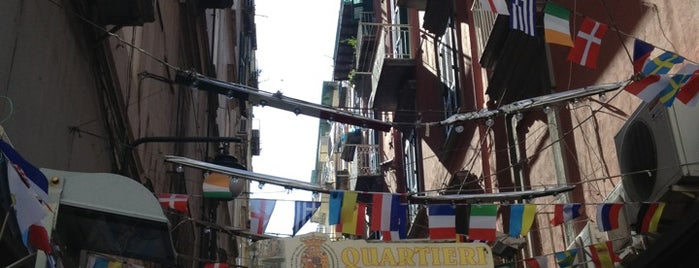 Quartieri Spagnoli is one of Tempat yang Disukai Gianfranco.