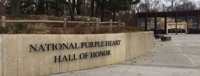 The National Purple Heart Hall of Honor is one of Things to due.