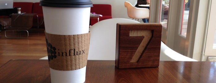 Influx Cafe is one of places to go.