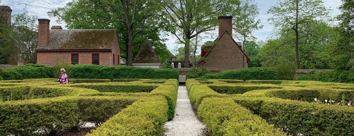 Palace Garden is one of Colonial Williamsburg.