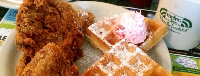 Metro Diner is one of The 9 Best Places for Chicken & Waffles in Jacksonville.