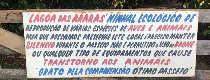 Lagoa das Araras is one of Jaqueline'nin Beğendiği Mekanlar.