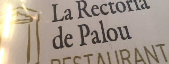 Restaurant La Rectoria de Palou is one of Open Night A13.