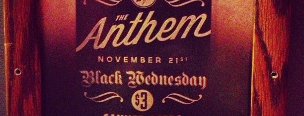 The Anthem is one of Official Blackhawks Bars.