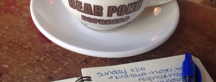 Bear Pond Espresso is one of Pizza.