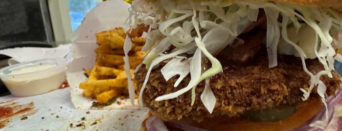 Katsu Burger is one of Places to Try.