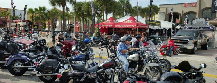 Main Street Biker Row is one of Daytona.