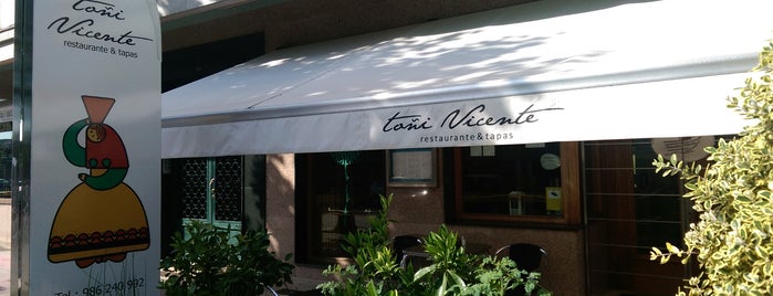 Toñi Vicente is one of Restaurantes Vigo.