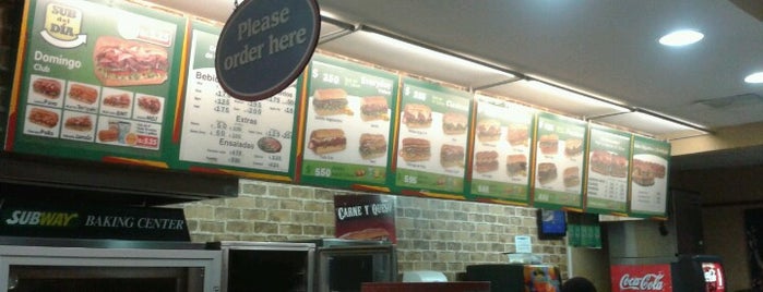 Subway is one of Sandwicherias.