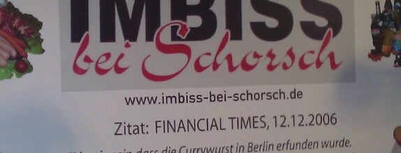 Imbiss bei Schorsch is one of My favorite places in Schanzenviertel.
