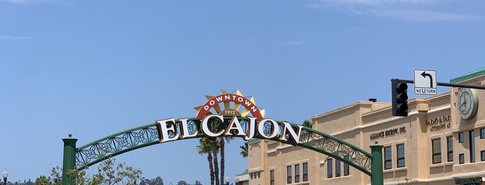 Downtown El Cajon is one of San Diego County municipalities.