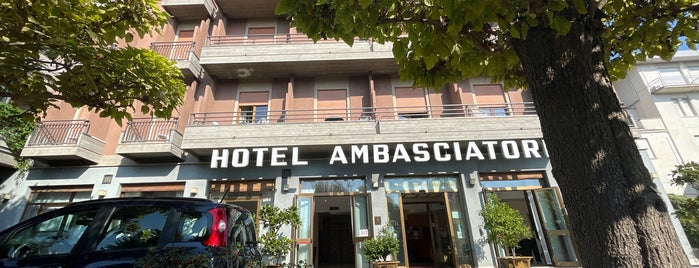 Grand Hotel Ambasciatori is one of Tempat yang Disukai Ayca.