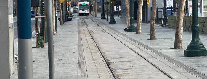 VTA Santa Clara Light Rail Station is one of Downtown Transport.