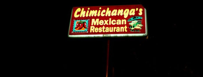 Chimichangas Mexican Restaurant is one of สถานที่ที่บันทึกไว้ของ Jasmine.