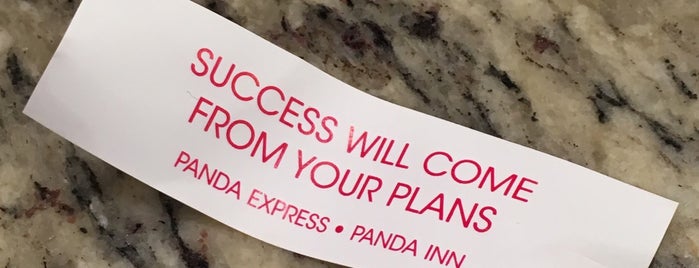 Panda Express is one of places to eat.