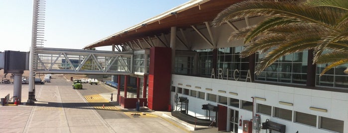 Aeropuerto Chacalluta (ARI) is one of Tempat yang Disimpan Agustin.
