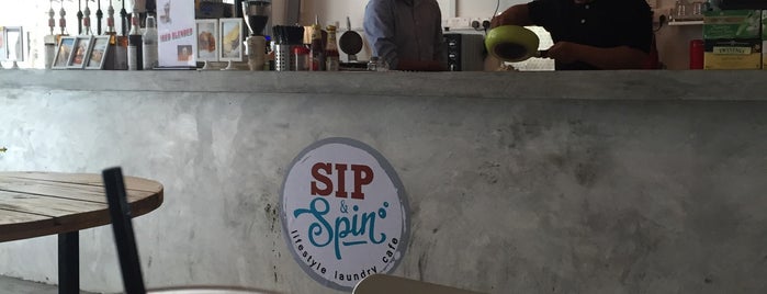 Sip & Spin Laundry Cafe is one of Coffeeshops with good wifi.