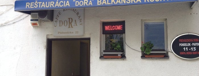 Balkan restaurant Dora is one of Restaurace.