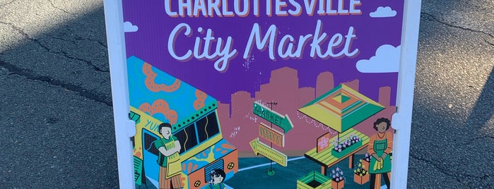 Charlottesville City Market is one of Tempat yang Disukai Christy.