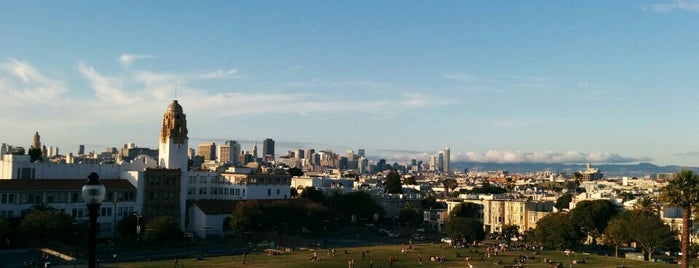 Mission Dolores Park is one of California.