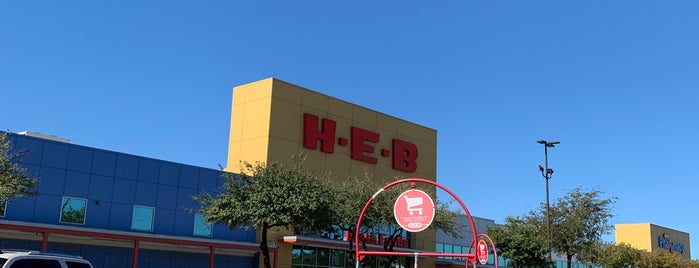 H-E-B is one of Stores.