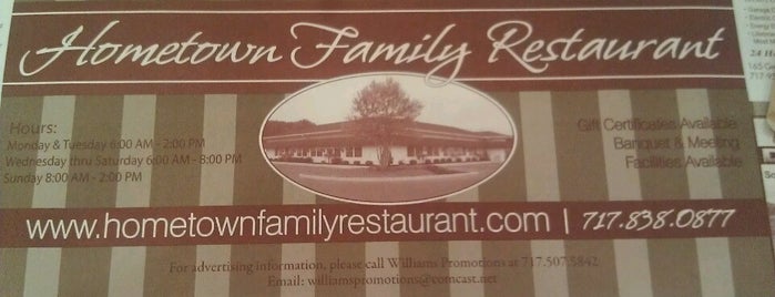 Hometown Family Restaurant is one of USA 6.