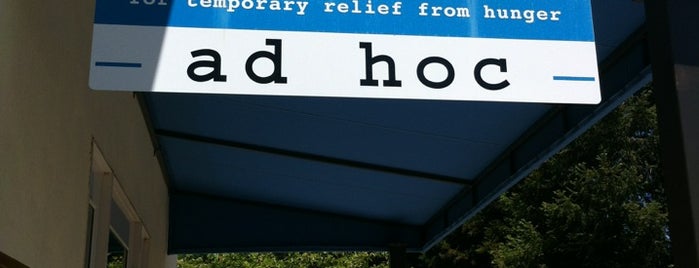 ad hoc is one of Nor Cal Wine Country.