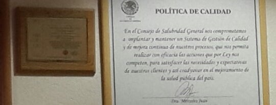 Consejo de Salubridad General is one of Locais curtidos por ᎧᎧᎧᎧᎧᎧ.