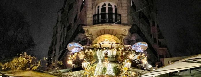La Closerie des Lilas is one of cafe’.