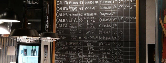 Cervezas Califa is one of andalusia.