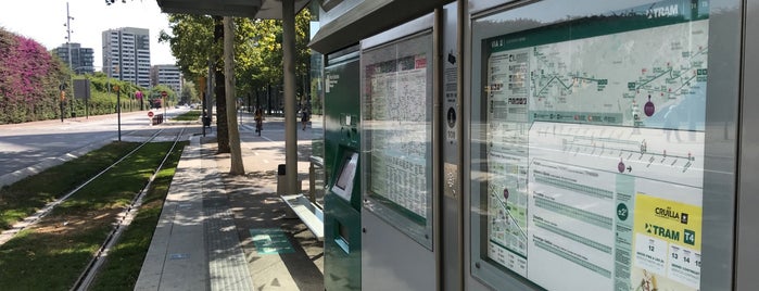 Tram T4 Pere IV is one of Barcelona.