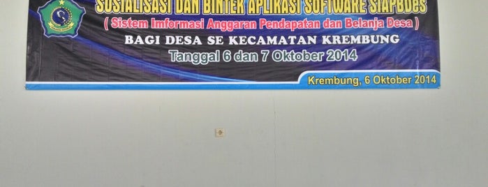 Kantor Kecamatan Krembung is one of HOP SIDOARJO.