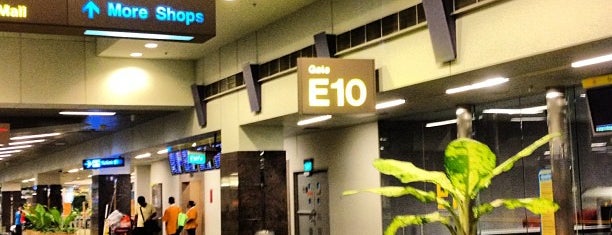 Gate E10 is one of SIN Airport Gates.